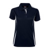 Navy Grey White Ladies Coolabah Polo Shirts q